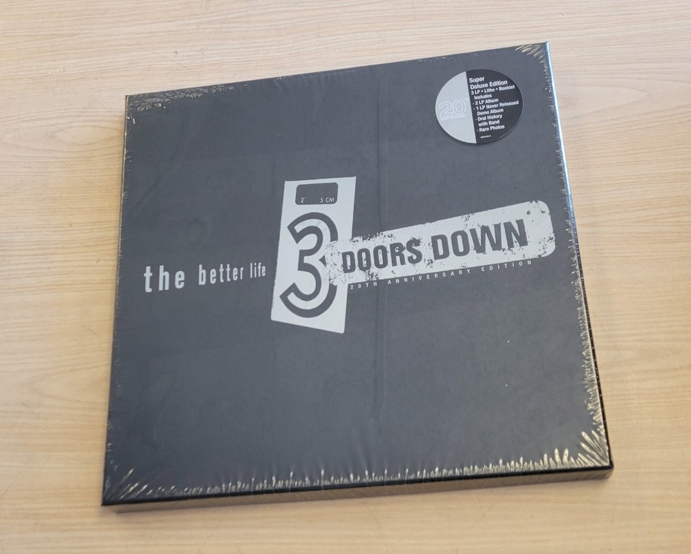 3 Doors Down The Better Life 20th Anniversary Super Deluxe Vinyl 3 LP Box NEW