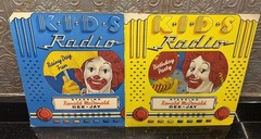 (2) Ronald McDonald Kids Radio Vinyl LP Record Albums Birthday & Rainy Day Fun