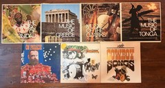 National Geographic Society LP Lot 7 Sounds Of The World Greece Tonga Trinidad