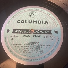 The Shadows – The Shadows 1961 Scarce Stereo LP First Pressing EXC (4)
