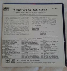 VTG Symphony of the Blues 12″ Record Vinyl 33 RPM LP CLP 5078 Vienna World Pops