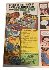 Power / Peter Pan Mixed Lot of 5 Vinyl LP Records Spider Man /Superman