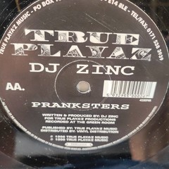 DJ Zinc Reach Out/Pranksters 12″Vinyl True Playaz TPR12002 Ex/VG++
