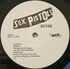Sex Pistols – Spunk The Demos 1976-1977 | Radiation Reissues LP
