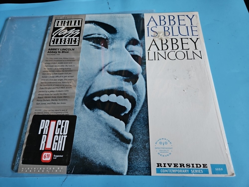 Abbey Lincoln ‎– Abbey Is Blue 1983 NM LP Album Reissue Jazz Hard Bop OJC-069