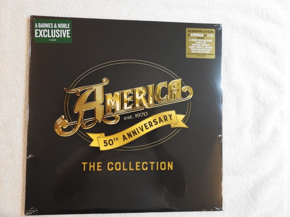 America “50th Anniversary: The Collection” BRAND NEW 2019 2 Vinyl SET! Sealed!