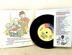 Lot of 7 Vintage Childrens Book and Record Sets 1970s Disney Little Golden