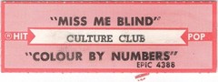 Juke Box Title Strip: Culture Club: Miss Me Blind