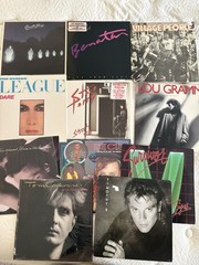 80s Vinyl Record Collection Lot Steve Winwood Culture Club