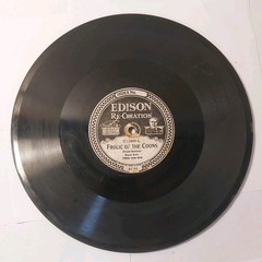 RARE JAZZ 78 Fred Van Eps Lonesome Mama Blues Frolic Of Coons VG EDISON 51089