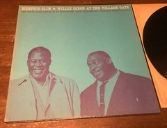 MEMPHIS SLIM & WILLIE DIXON LP At Village Gate Folkways Blues Pete Seeger