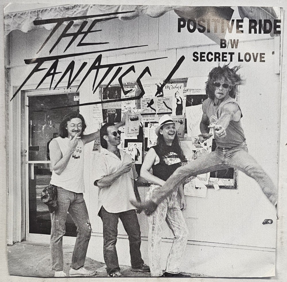 The Fanatics! – Positive Ride – Zoom City 7″ 1988 hard rock heavy metal – VG+