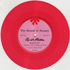 Elizabeth Arden cosmetics NM 7-inch red vinyl 33 rpm “The Sound Of Beauty”
