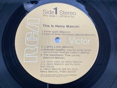 THIS IS HENRY MANCINI~GREATEST HITS RCA Victor VPS-6029 2x Vinyl Stereo VG+