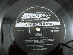Verdi Otello Record Set No. OSA13130 by London Records