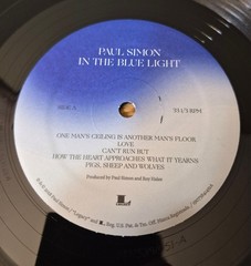 Paul Simon In the Blue Light 180 Gram Pressing Orig Inner Sleeve Insert 2018 LP