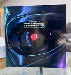The Terminator OST Color Vinyl 2LP Milan 180g Red Blue Splatter Brad Fiedel OOP