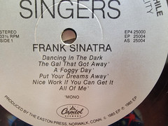 Frank Sinatra 4 LP Box set, 1986 Half Speed Masters Columbia Records. EX to NM