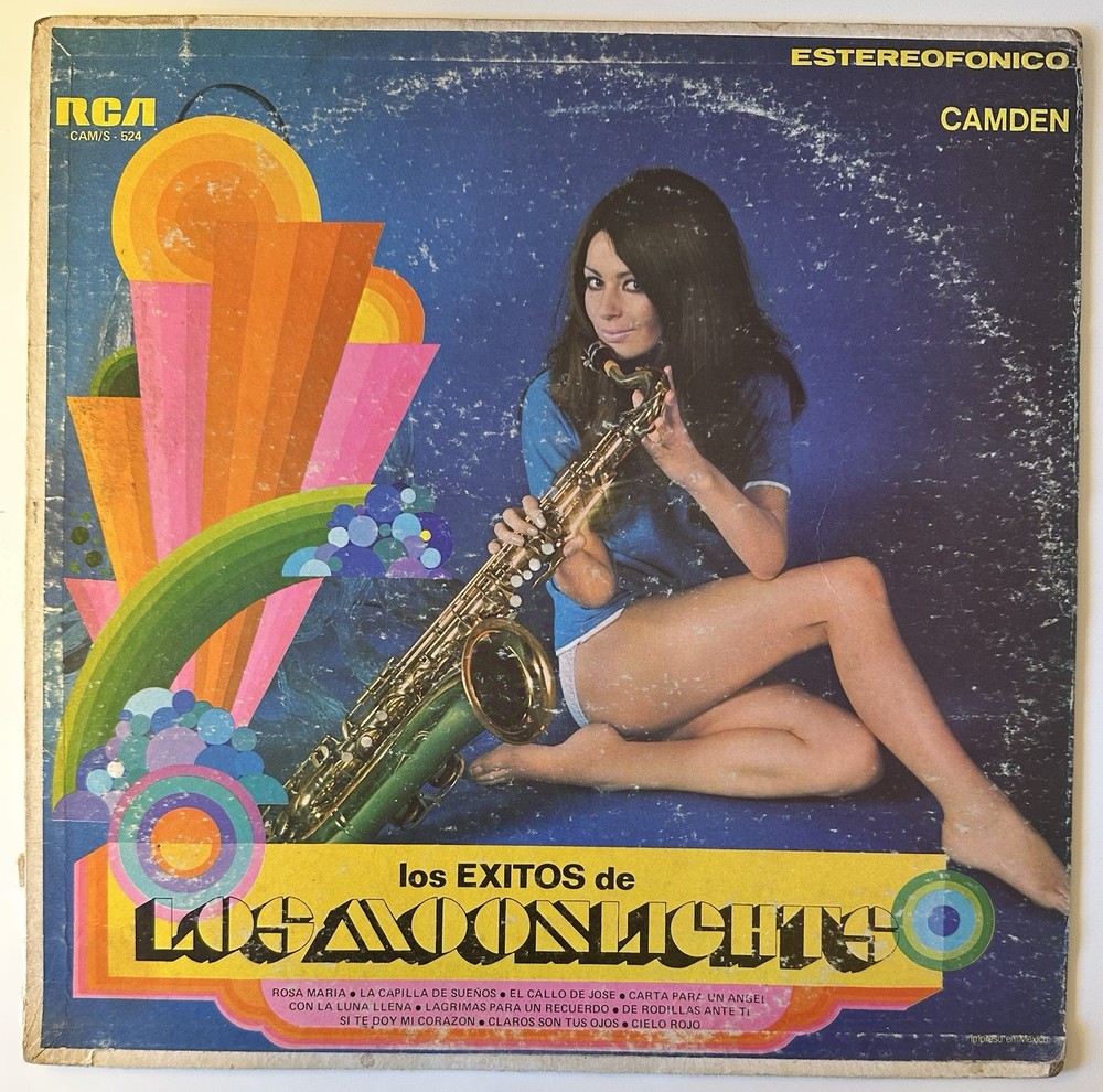 Los Moonlights – Los Exitos De (1 x LP, Vinyl, 1971 MX, VG)
