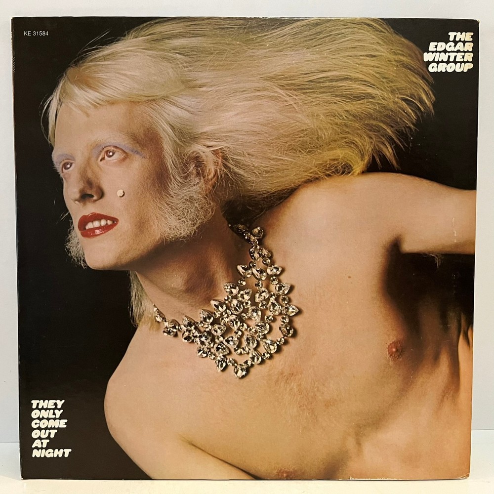 EDGAR WINTER GROUP They Only Come Out At Night (1972) – 12″ Vinyl Record LP – EX
