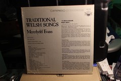 Traditional Welsh Songs MEREDYDD EVANS Stereo TRADITION Label LP Partial Shrnkwr