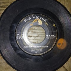 vintage elvis presley 45 rpm records