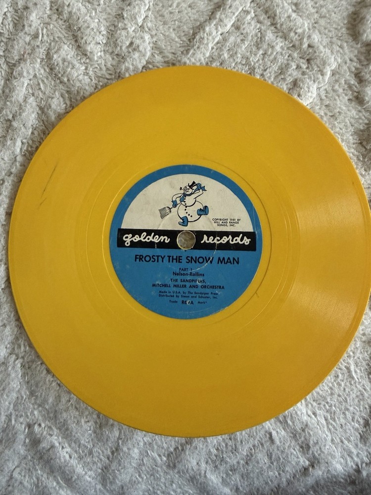 Vintage Golden Records Frosty The snowman