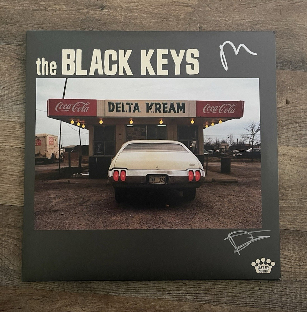 The Black Keys autographed Delta Kream 2021 Blues Vinyl LP Cardboard Sleeve