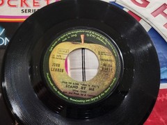 JOHN LENNON STAND BY ME 45 VINYL ITALY 1975 APPLE IMPORT PS THE BEATLES RARE