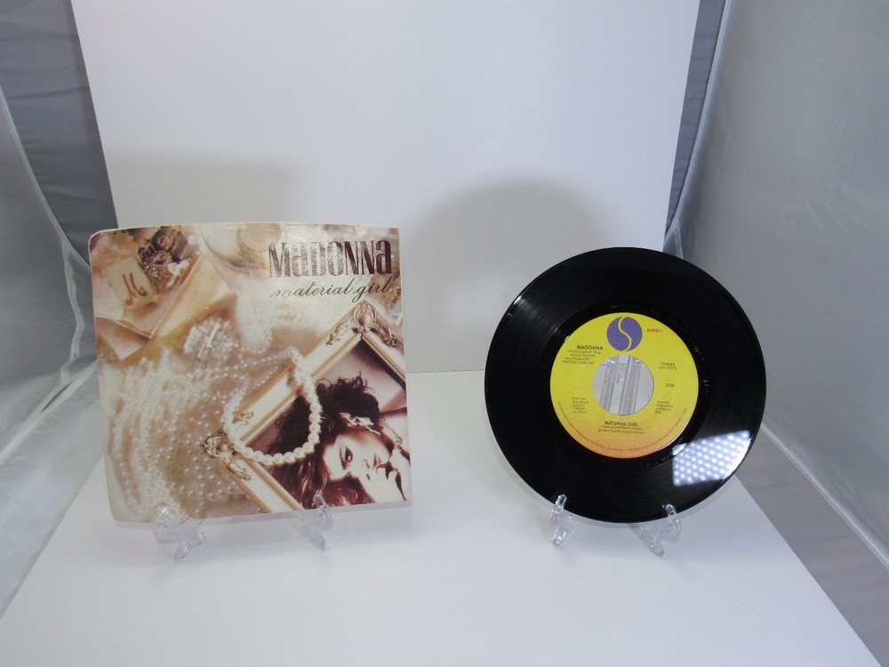 Madonna – Material Girl 7″ Record 1984 Sire Pop 45 RPM