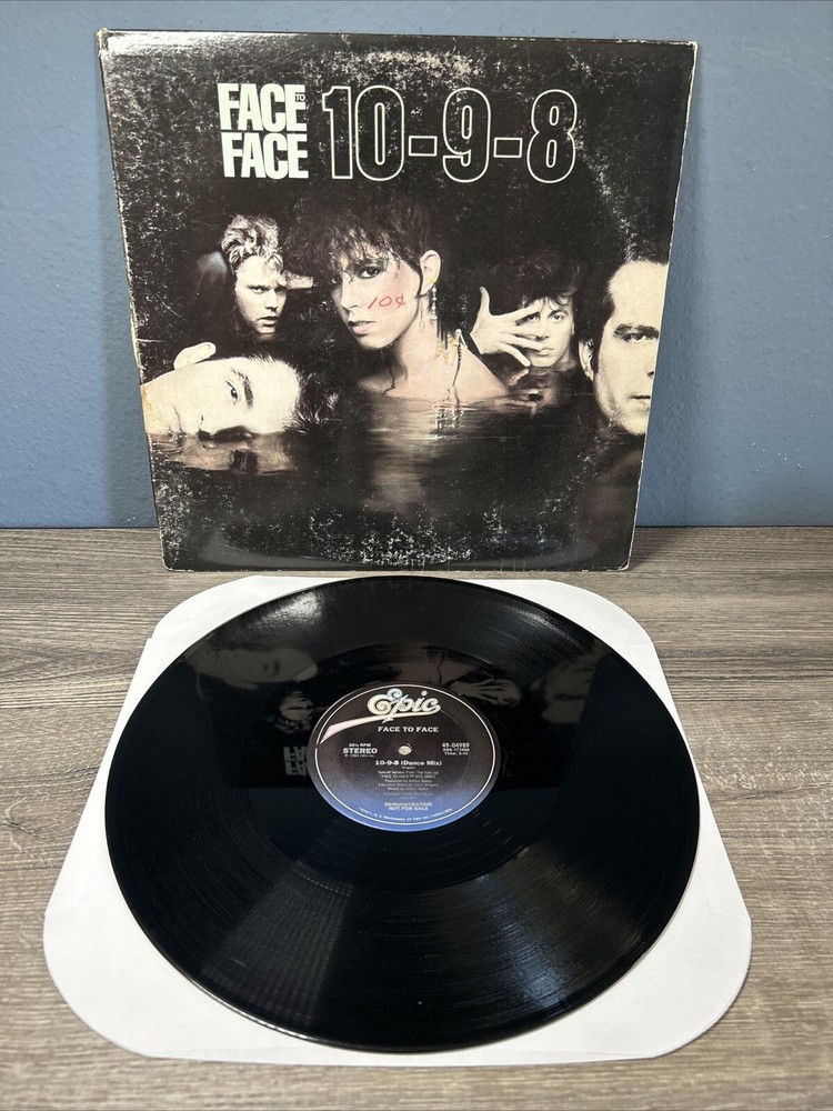 Face to Face “10-9-8” 1984 Vinyl EP, Epic Records 49 04989