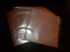 50ct 7″ 45 RPM Clear 2 mil Plastic Outer Jackets For Vinyl Records Vinyl
