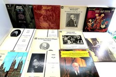 Lot of 13 WOLFGANG AMADEUS MOZART Classical LP Records Mixed Titles 1399 728 828