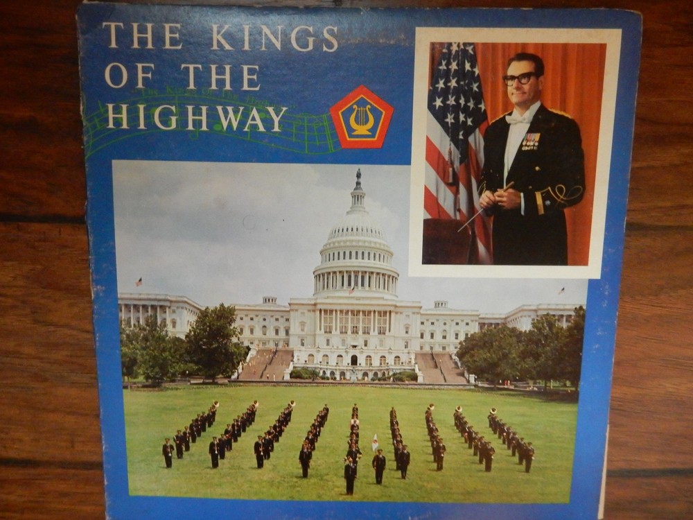 United States Army Field Band The Kings Of The Highway LP Record ~ 1973