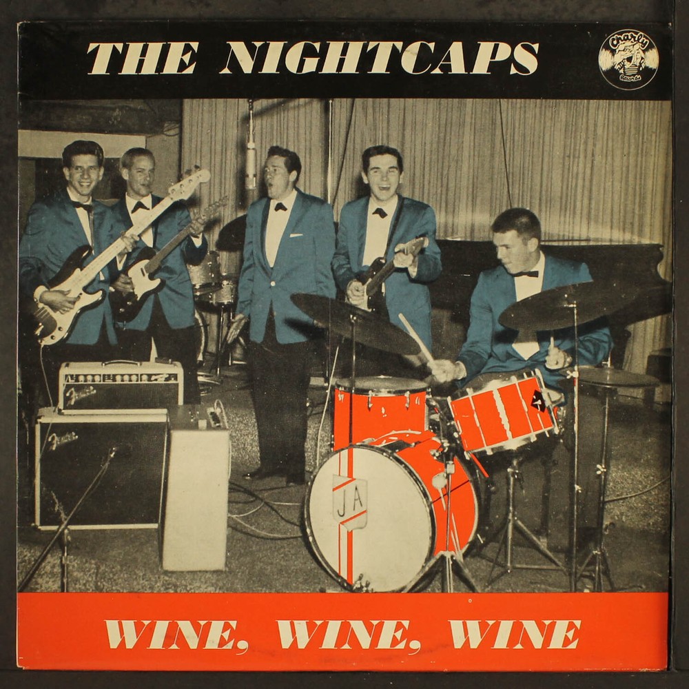 NIGHTCAPS: wine wine wine CHARLY 12″ LP 33 RPM United Kingdom