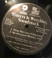 Streets Is Watching OST 2xLp Vinyl Promo 1998 Jay-Z Dj Clue M.O.P. Rell