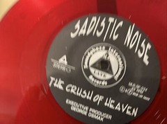 Sadistic Noise ‎– The Crush Of Heaven 7″ 1993 Single Molon Lave ‎MLR-SP-034 RARE