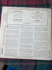 RARE Emil Gilels, Tchaikovsky, Chopin, Rachmaninov, Liszt LP Vinyl 1956
