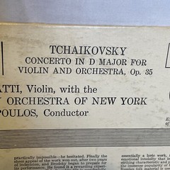 Concerto In E Minor For Violin And Orchestra/Concerto In D Major For Violin And