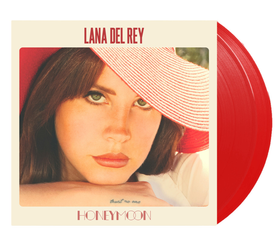 Lana Del Rey – Honeymoon 2LP Brand New Translucent Red Vinyl *SEALED