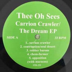 OH SEES ‘Carrion Crawler LP dwyer coachwhips pink brown fuzz damaged bug Yikes