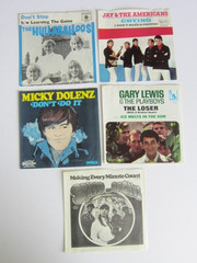 1960s ROCK Lot Of 25 PICTURE SLEEVES 45 RPM No Records STONES Beach Boys