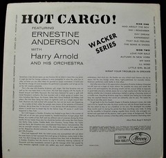 Original Ernestine Anderson “Hot Cargo” Solo Debut – Mercury MG-20354 VG++