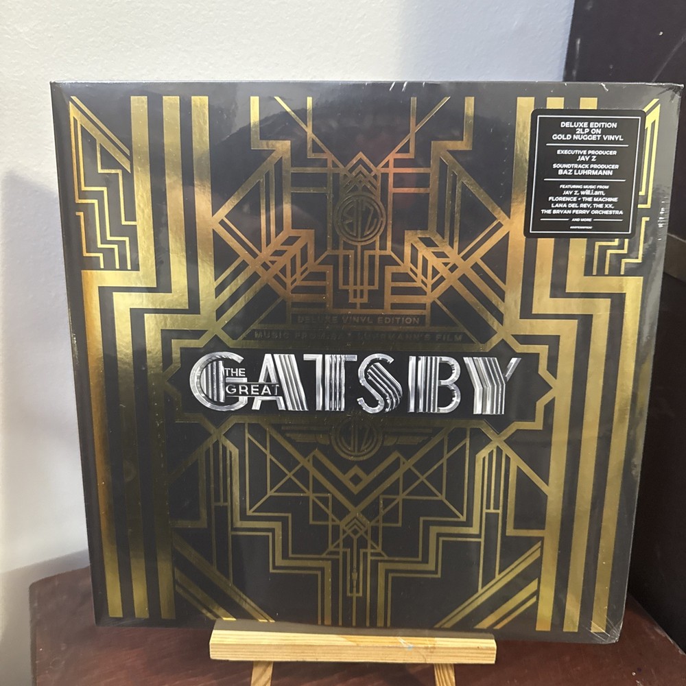 The Great Gatsby Soundtrack DELUXE EDITION Gold Nugget 2LP Vinyl NEW *Tears/Bump
