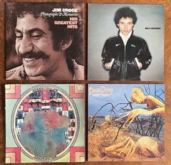 Vintage LP Vinyl Lot Singer Songwriter Rock Folk JIM CROCE JAMES TAYLOR