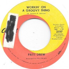 PATTI DREW Workin’ On A Groovy Thing on Capitol northern soul 45 HEAR