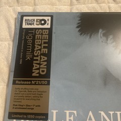 Tigermilk Pink Vinyl Belle and Sebastian Rough Trade 50 W/Bonus 7” & Zine Mint