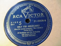 E+ Irving Berlin MISS LIBERTY Paris Wakes Up And Smiles Al Goodman Bluebird BN-4