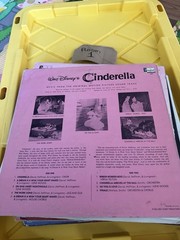 Cinderella Disneyland Walt Disney LP Record