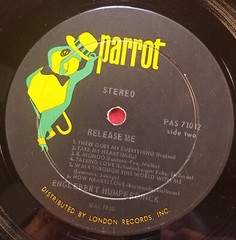 Engelbert Humperdinck (LP) “Release Me” (1967) Parrot (PAS 71012 ) (See Notes)